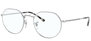 Ray-Ban JACK RX 6465 unisex Silver Geometric Eyeglasses