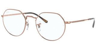 Ray-Ban JACK RX 6465 unisex Rose gold Geometric Eyeglasses