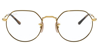 Ray-Ban JACK RX 6465 unisex Havana Geometric Eyeglasses