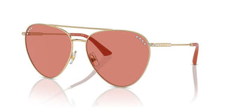 Jimmy Choo JC 4002B women Gold Pilot Sunglasses