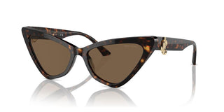 Jimmy Choo JC 5008 women Havana Cat Eye Sunglasses