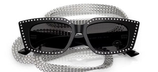 Jimmy Choo JC 5033B women Black Cat Eye Sunglasses