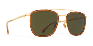 Mykita JEPPE unisex Gold Geometric Sunglasses