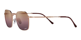 Ray-Ban JIM RB 3694 unisex Rose gold Squared Sunglasses