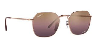 Ray-Ban JIM RB 3694 unisex Rose gold Squared Sunglasses