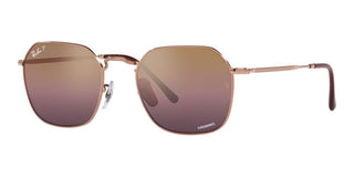 Ray-Ban JIM RB 3694 unisex Rose gold Squared Sunglasses