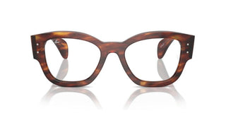 Ray-Ban JORGE RX 7681V unisex Havana Squared Eyeglasses