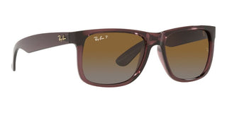 Ray-Ban JUSTIN RB 4165 men Havana Squared Sunglasses