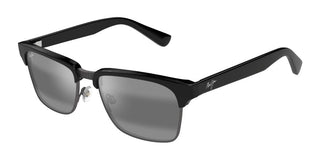 Maui Jim KAWIKA 257 unisex Black Geometric Sunglasses