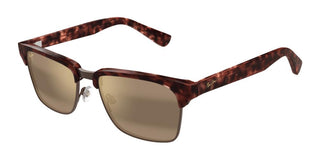 Maui Jim KAWIKA 257 unisex Havana Geometric Sunglasses