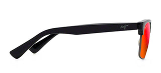 Maui Jim KAWIKA 257 unisex Black Geometric Sunglasses