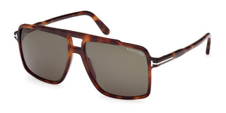 Tom Ford KEMP FT1177 unisex Havana Pilot Sunglasses