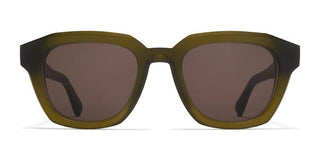 Mykita KIENE unisex Green Squared Sunglasses