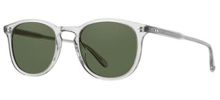 Garrett Leight KINNEY SUN unisex Transparent Geometric Sunglasses