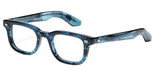 Moscot KLUTZ men Blue Geometric Eyeglasses