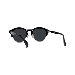 KENZO KZ40195U unisex Black Round Sunglasses