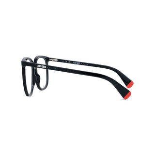 Kenzo Aka Kz50217i Unisex Black Squared Eyeglasses