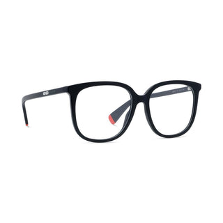 Kenzo Aka Kz50217i Unisex Black Squared Eyeglasses