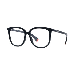 Kenzo Aka Kz50217i Unisex Black Squared Eyeglasses