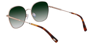 Lacoste L257S women Gold Butterfly Sunglasses