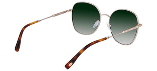 Lacoste L257S women Gold Butterfly Sunglasses