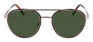 Lacoste L258S men Gold Pilot Sunglasses