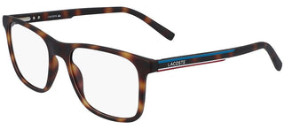 Lacoste L2848 men Havana Squared Eyeglasses