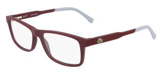 Lacoste L2876 men Red Rectangle Eyeglasses