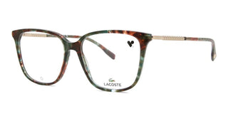 Lacoste L2940 Women Havana Squared Eyeglasses