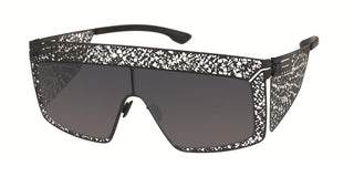 ic!berlin LACE VISOR IC0049 unisex Black Shield Sunglasses