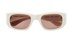 Garrett Leight LAGUNA SUN unisex White Squared Sunglasses