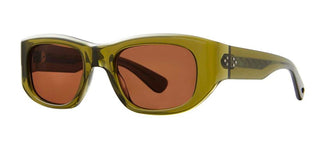 Garrett Leight LAGUNA SUN unisex Green Squared Sunglasses