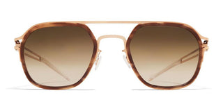 Mykita LEELAND unisex Rose gold Geometric Sunglasses