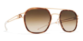 Mykita LEELAND unisex Rose gold Geometric Sunglasses