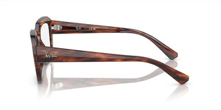 Ray-Ban LEONID RX 7225 unisex Havana Squared Eyeglasses