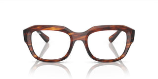 Ray-Ban LEONID RX 7225 unisex Havana Squared Eyeglasses