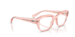 Ray-Ban LEONID RX 7225 unisex Pink Squared Eyeglasses