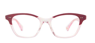 Garrett Leight LILY women Pink Butterfly Eyeglasses