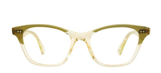 Garrett Leight LILY women Green Butterfly Eyeglasses