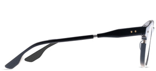 Dita LINEUS unisex Black Squared Eyeglasses