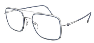 Silhouette LITE DUET 5544 unisex Blue Pilot Eyeglasses