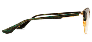 Dita LOTOVA unisex Green Squared Eyeglasses