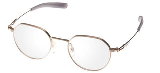 Dita Lancier LSA-108 unisex Gold Round Eyeglasses