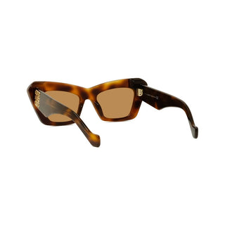 LOEWE LW40036I women Havana Other Sunglasses