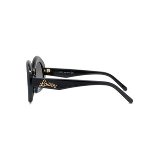 LOEWE LW40077I women Black Round Sunglasses