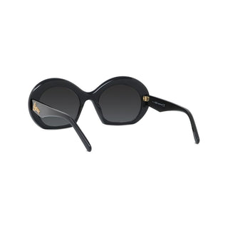 LOEWE LW40077I women Black Round Sunglasses