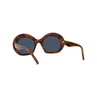 LOEWE LW40077I women Havana Round Sunglasses