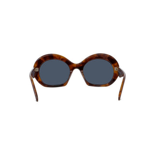 LOEWE LW40077I women Havana Round Sunglasses