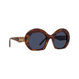 LOEWE LW40077I women Havana Round Sunglasses