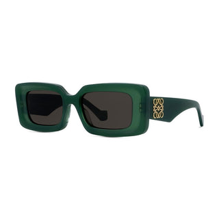 LOEWE LW40102F women Green Geometric Sunglasses